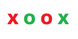 The image shows the letter X and O in red and green, as described in the article.