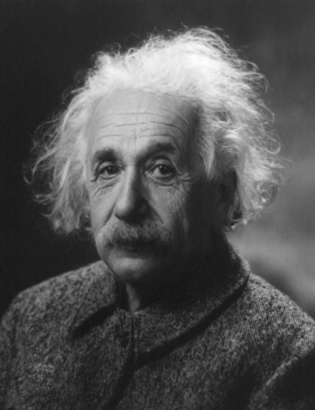This is a portrait of Albert Einstein.