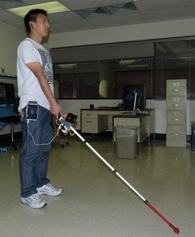 This is the co-robotic cane.