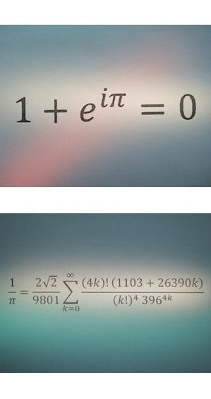These are the beautiful and ugly formulas.