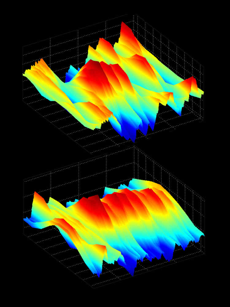 This image shows the alpha brain waves