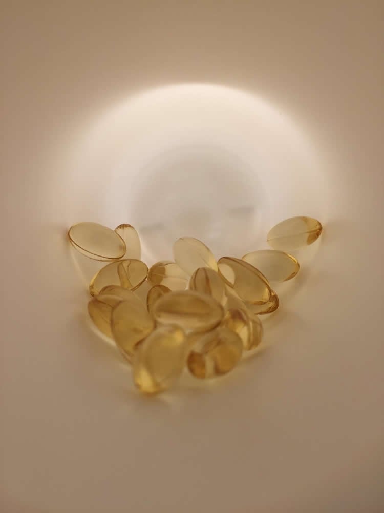 This shows omega 3 capsules.