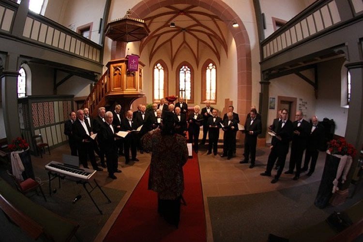 Image shows a choral group.