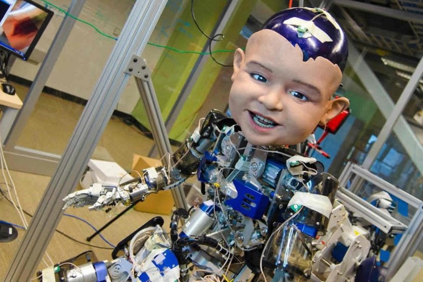 Photo of Diego the toddler like robot.