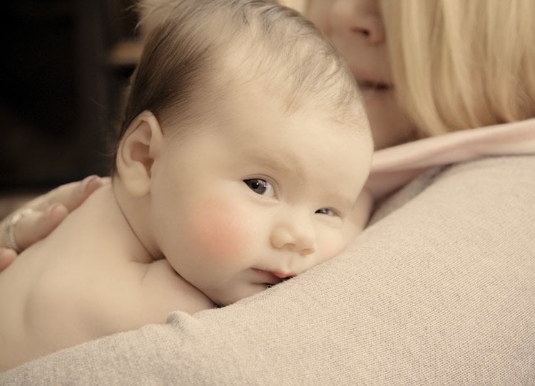 Image shows a mom and baby.