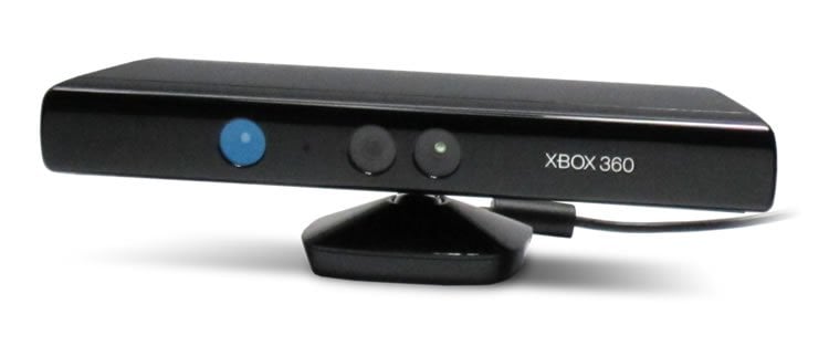 Image shows a Kinect camera.