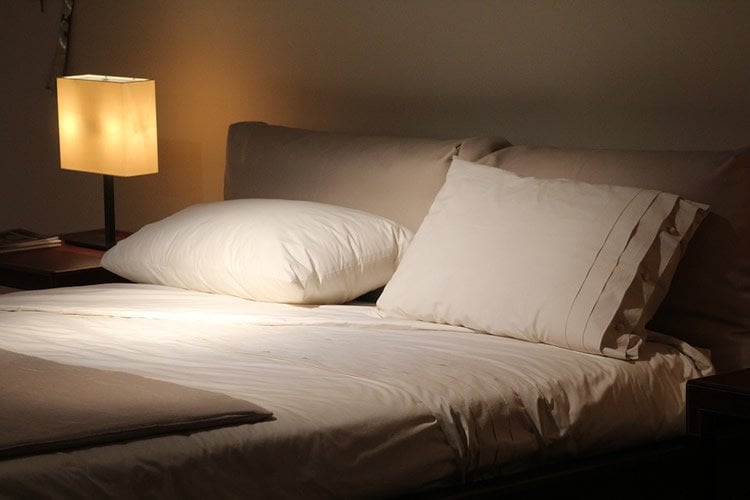 Image shows a a bed.