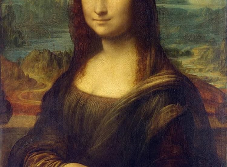 Image shows Mona Lisa.