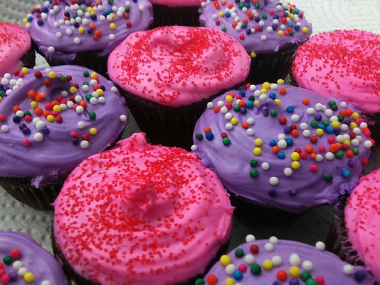 cupcakes are shown.