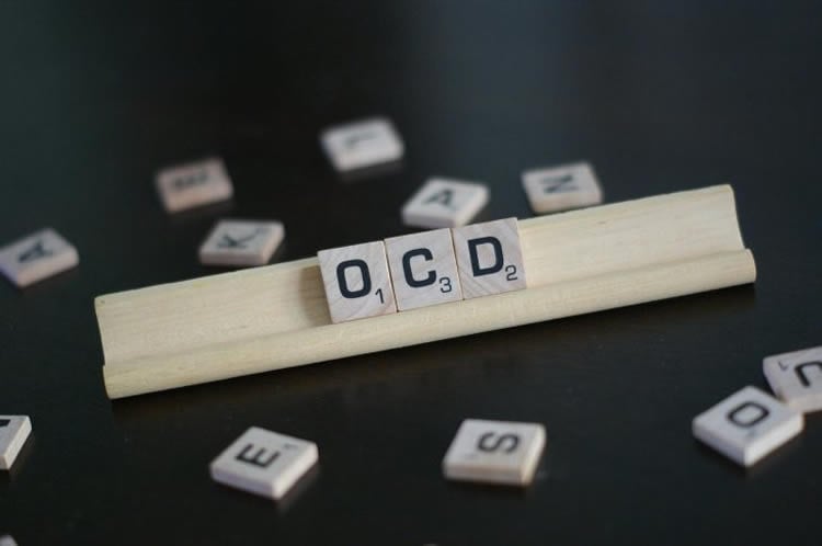 ocd in scrabble letters
