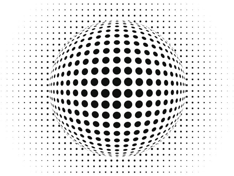 Image shows a dotty ball.
