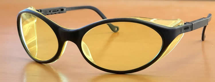 amber glasses