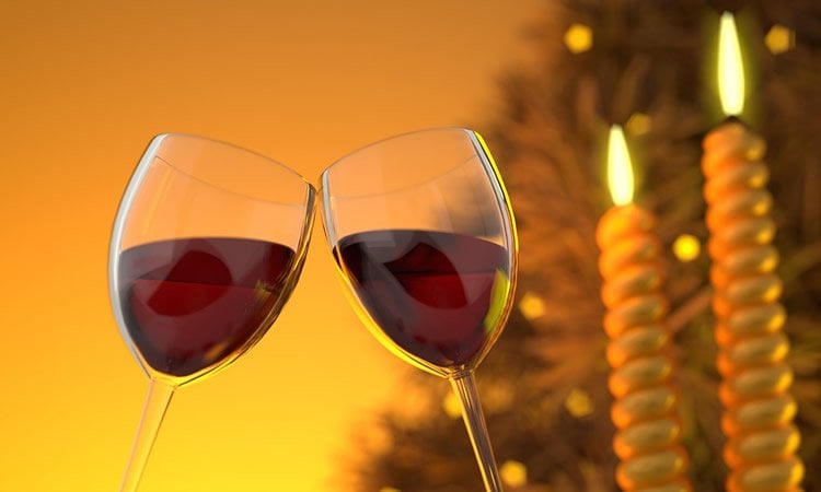 Image shows a wine glass.