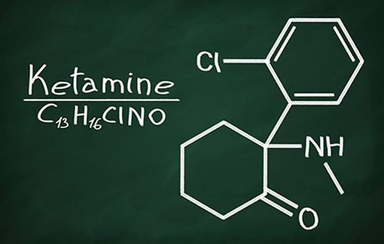 This is the chemical structure of ketamine