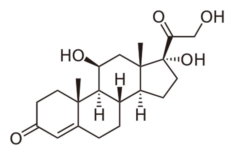 this is the chemical structure of cortisol