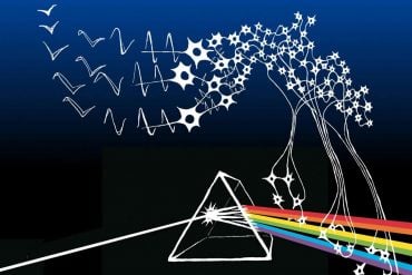 This shows a prism and neurons
