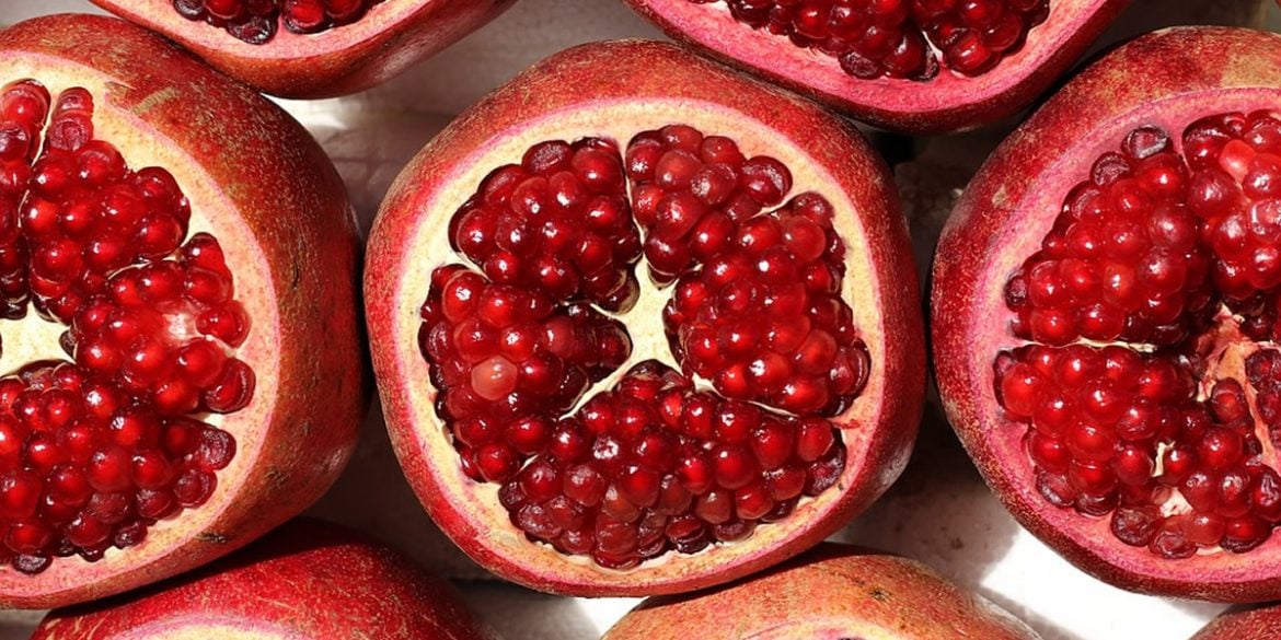 This shows pomegranates