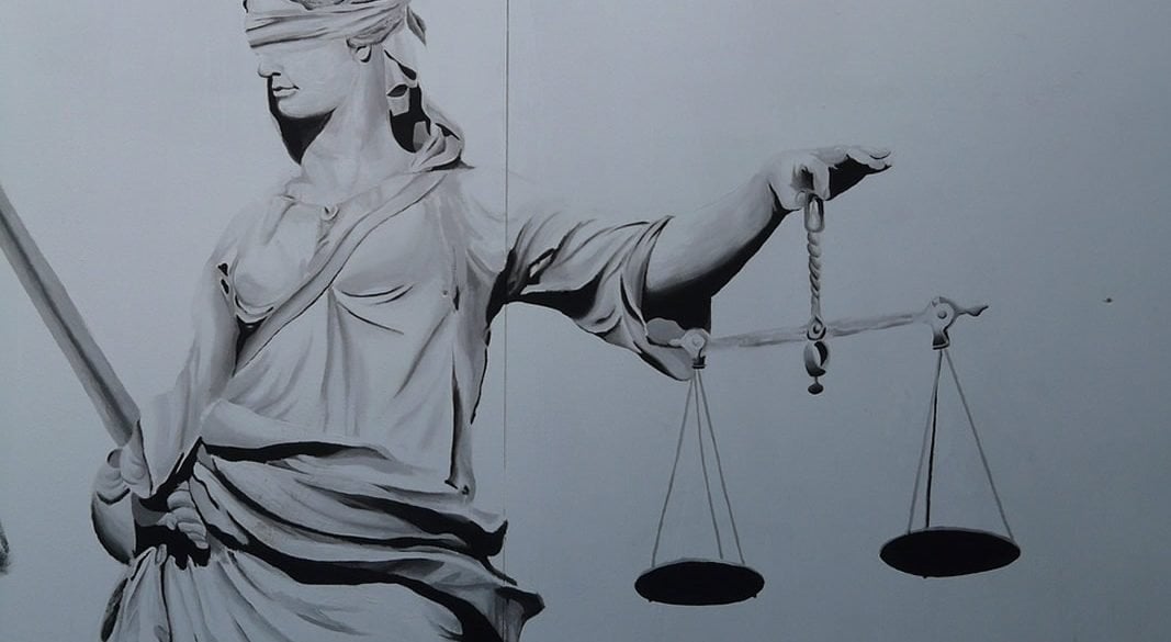 This shows Lady Justice