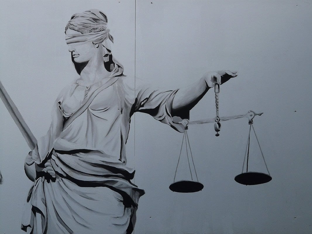 This shows Lady Justice