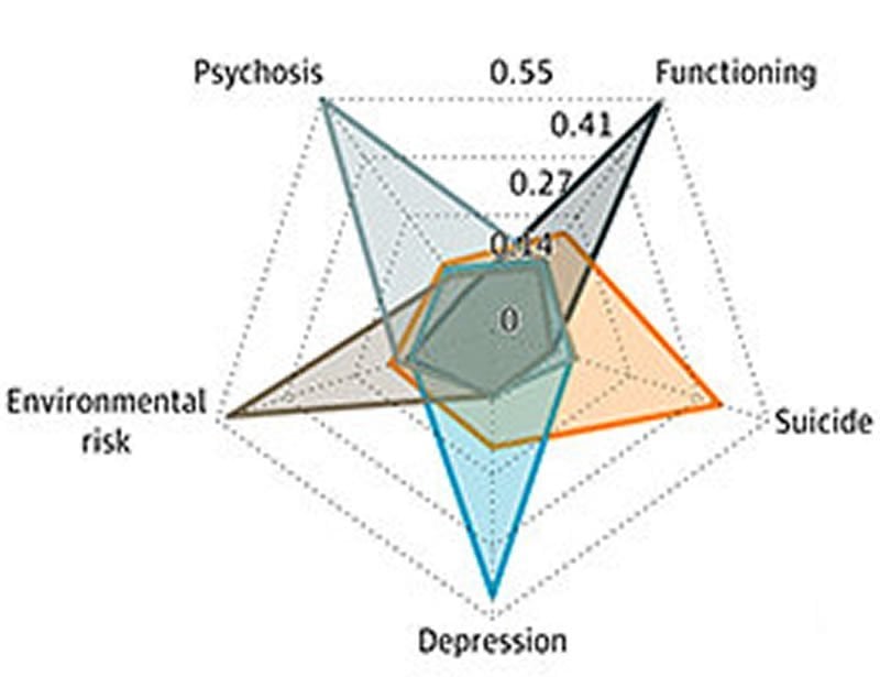 This is a diagram of the subtypes of psychosis