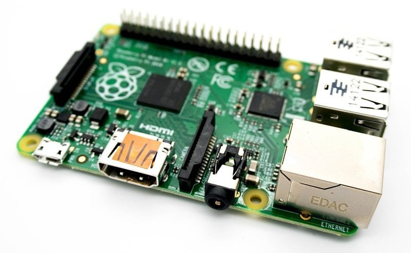 This shows a raspberry pi