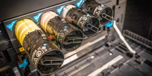 This shows ink cartridges