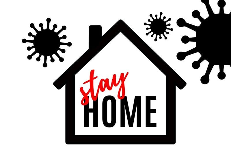 This is a stay home campaign warning