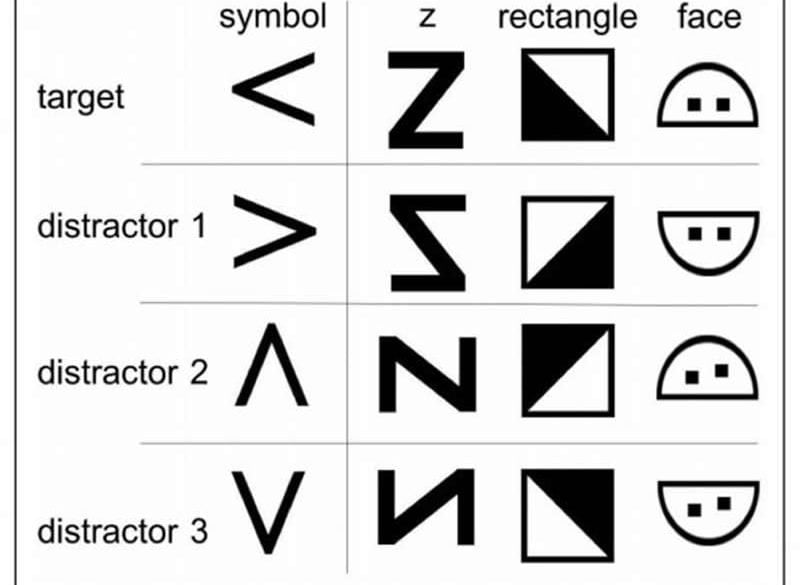 This shows test symbols