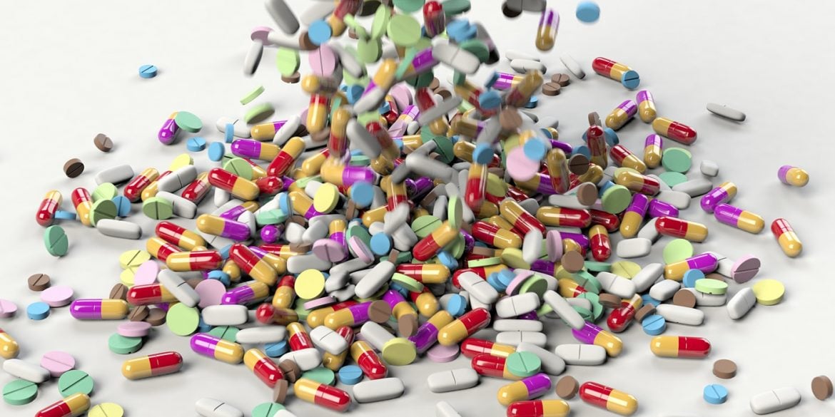 This shows antibiotic pills
