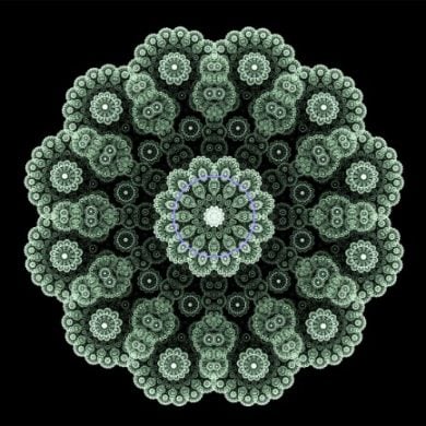 This shows a fractal pattern