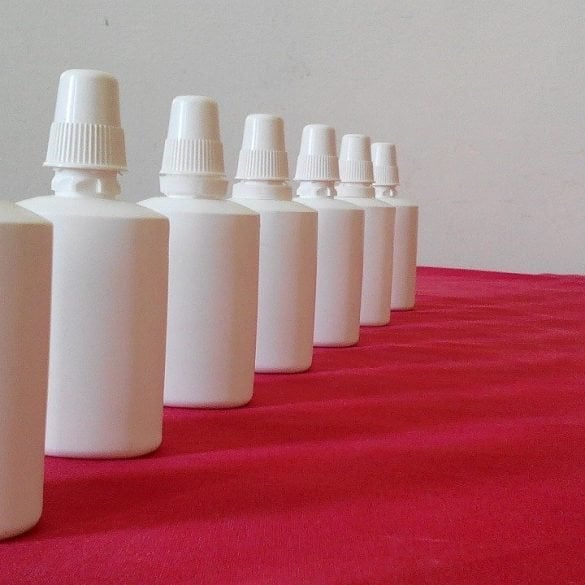 This shows bottles of nasal spray