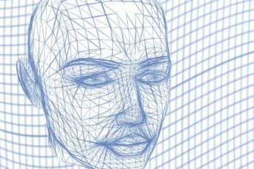 This is a drawing of a face