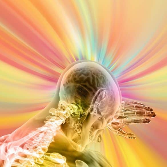 This shows the outline of a head