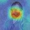 This shows Van Gogh's portrait with the hotspots mapped out