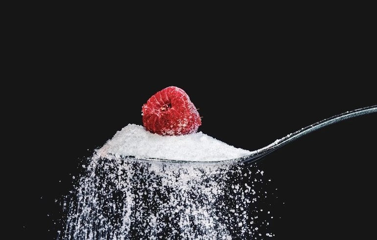 This shows a spoon of sugar