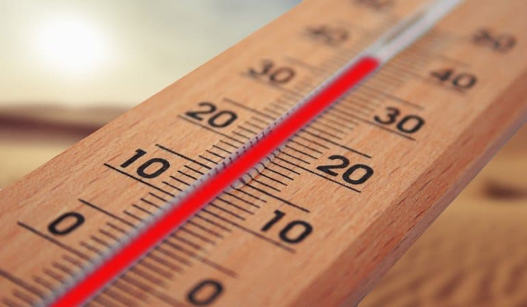 This shows a thermometer