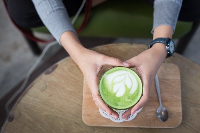 White Matcha Mug, Never Underestimate a Yogi on Matcha