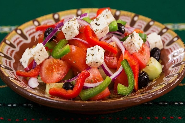 This shows a Mediterranean style diet