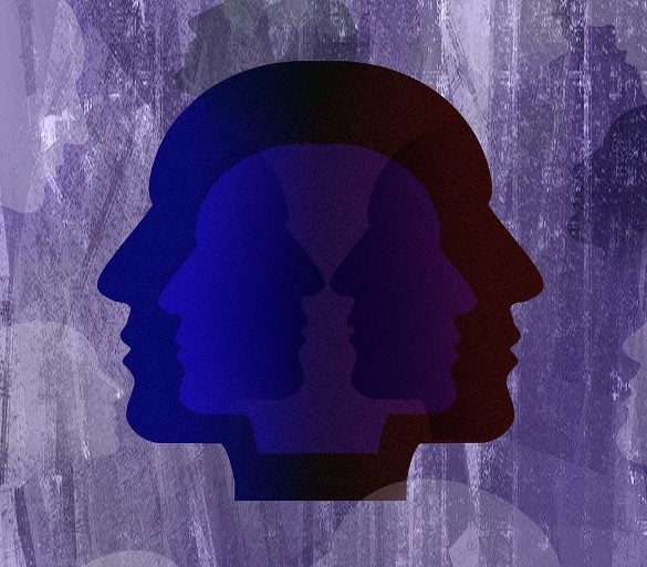 this shows the outline of a head