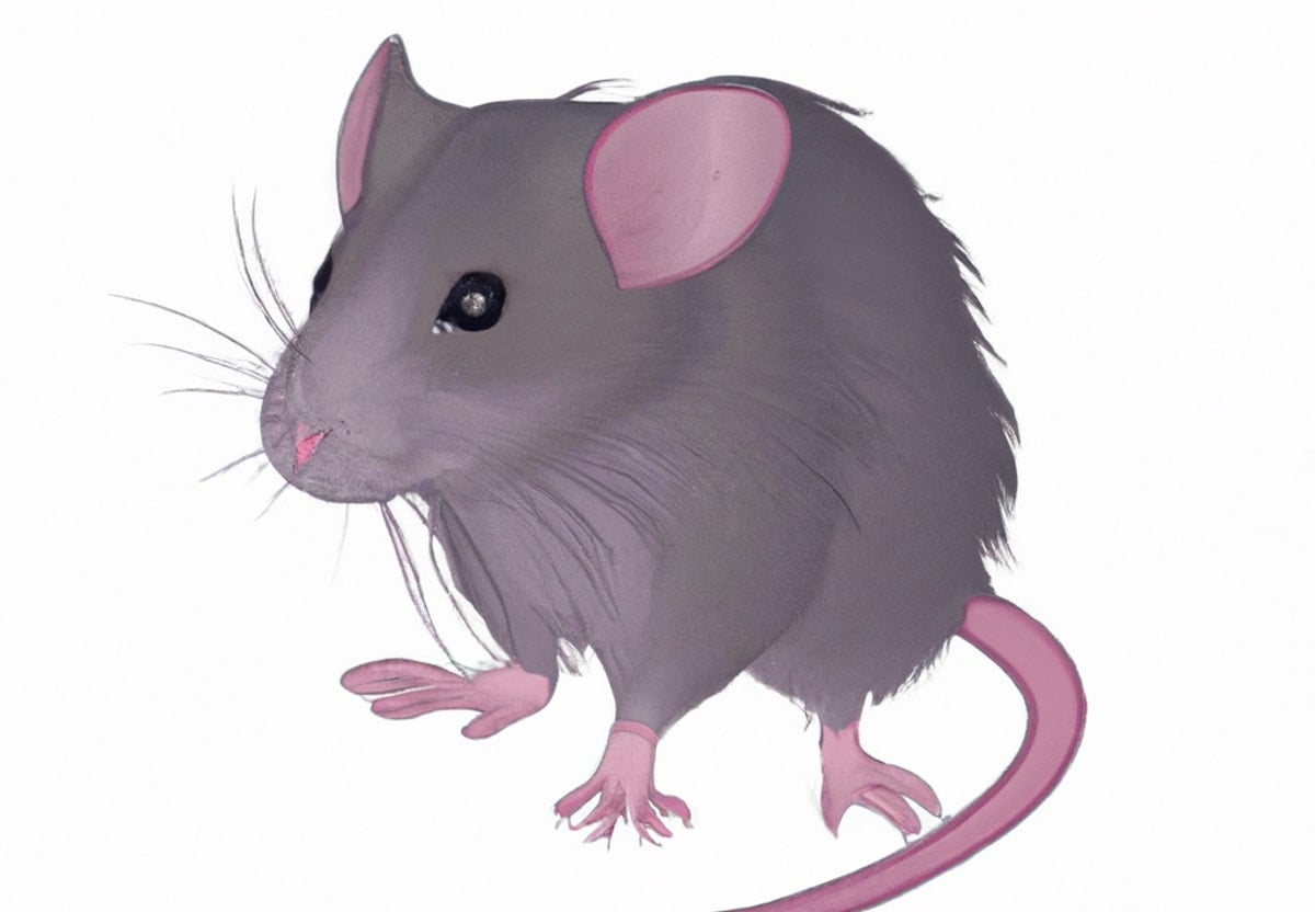 This is a drawing of a mouse