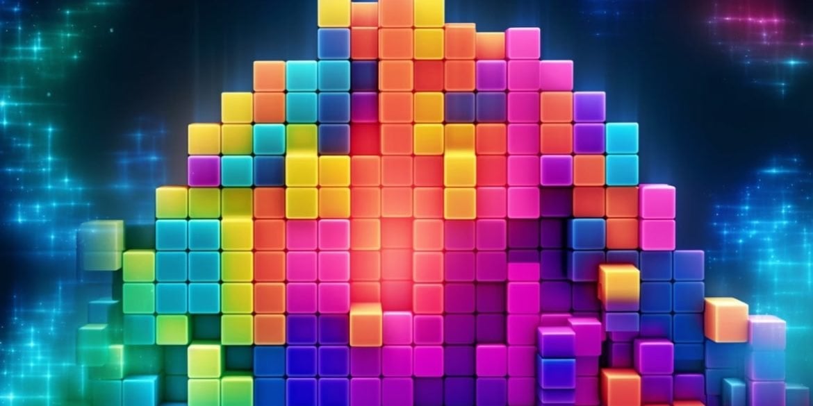 This shows tetris blocks