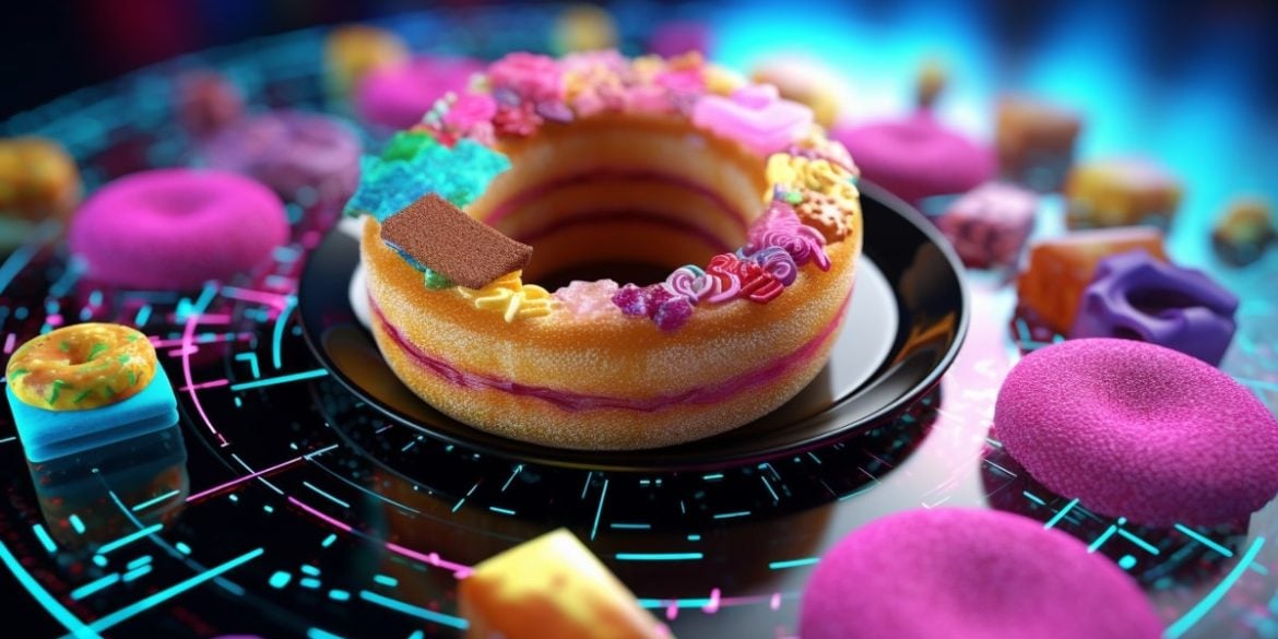 This shows a donut.