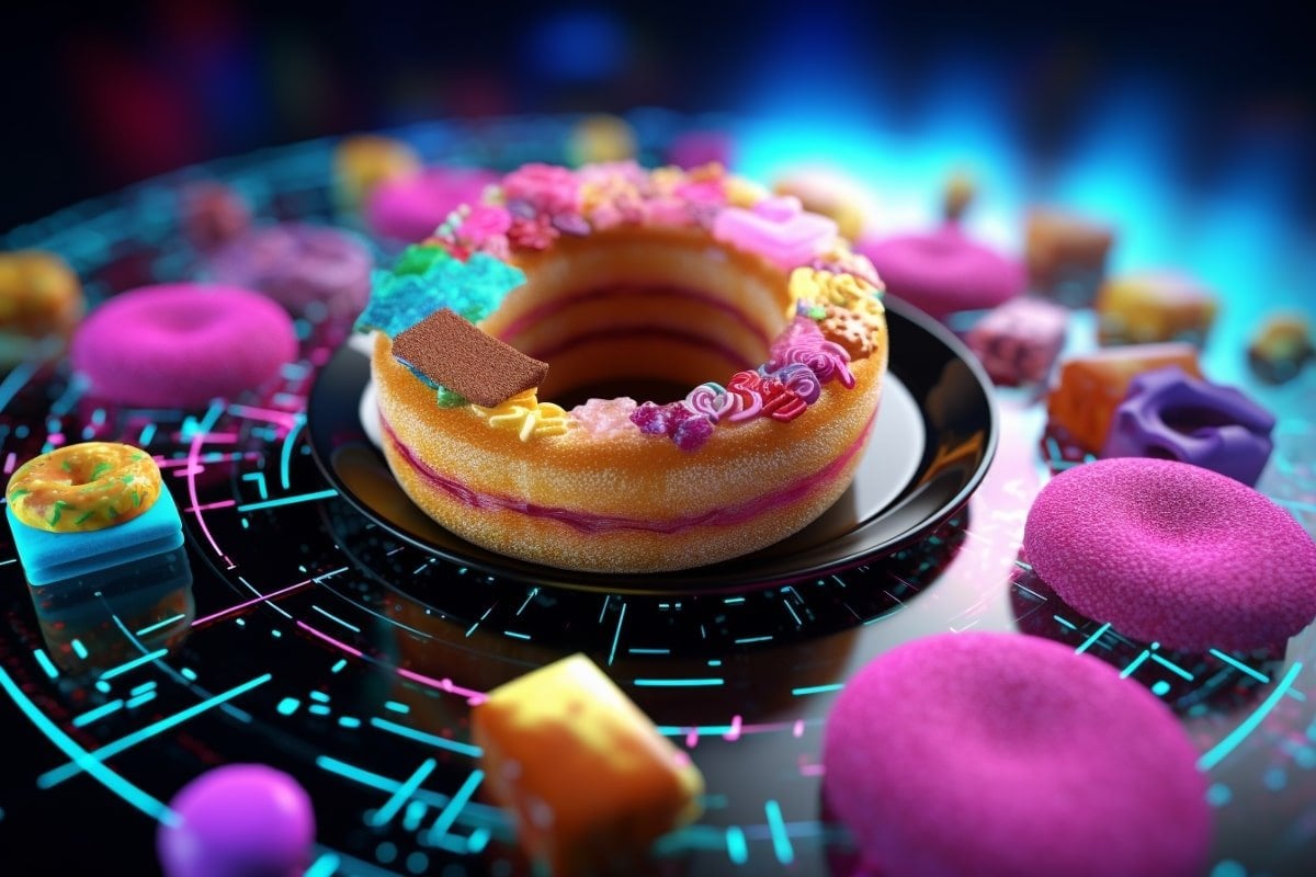 This shows a donut.