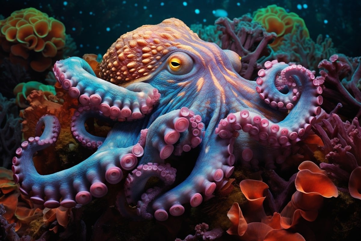 This shows an octopus.