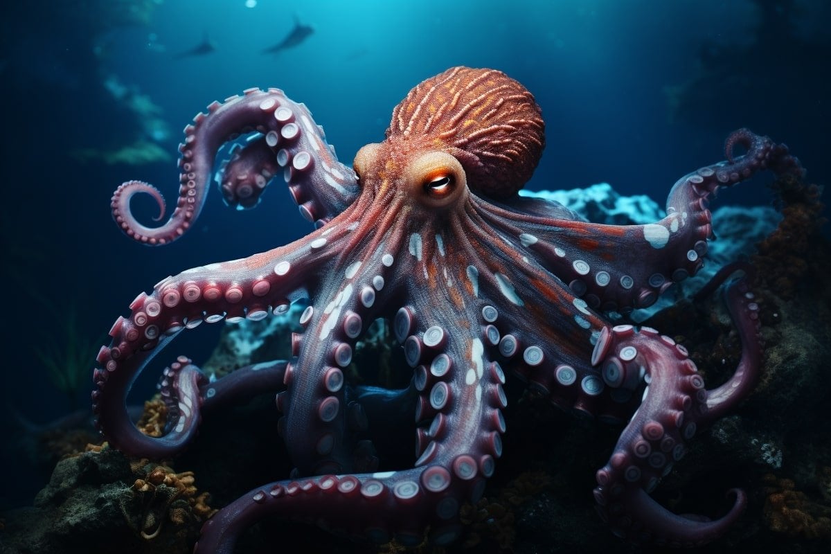 Die acht Augen: Enthüllen des Oktopus-Sehens mithilfe neuronaler Karten