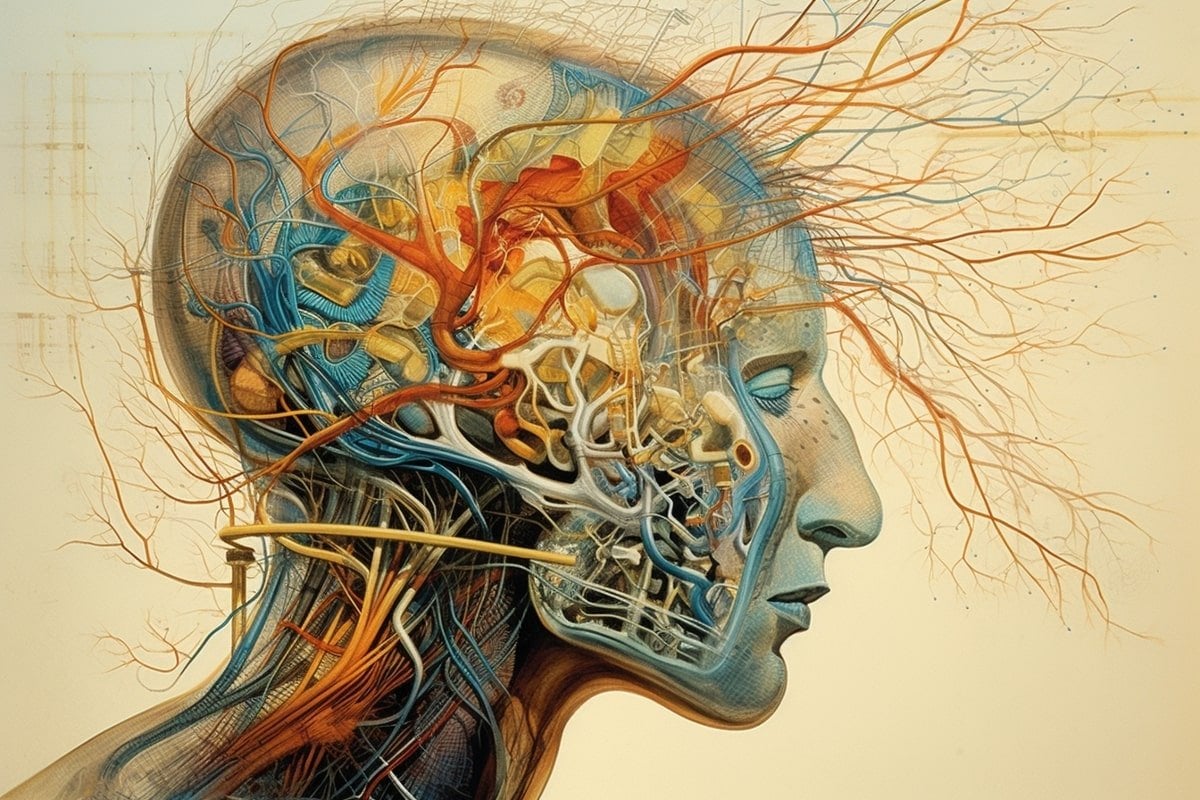 MNE results showing the main neuronal network activated by the