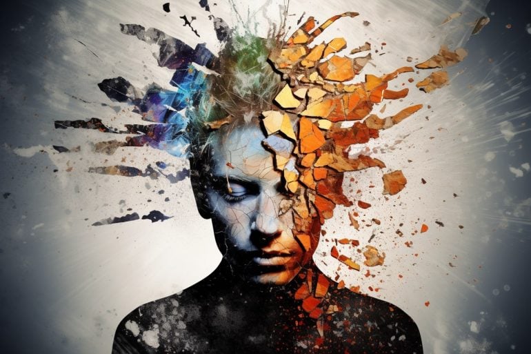 This shows a man's head.