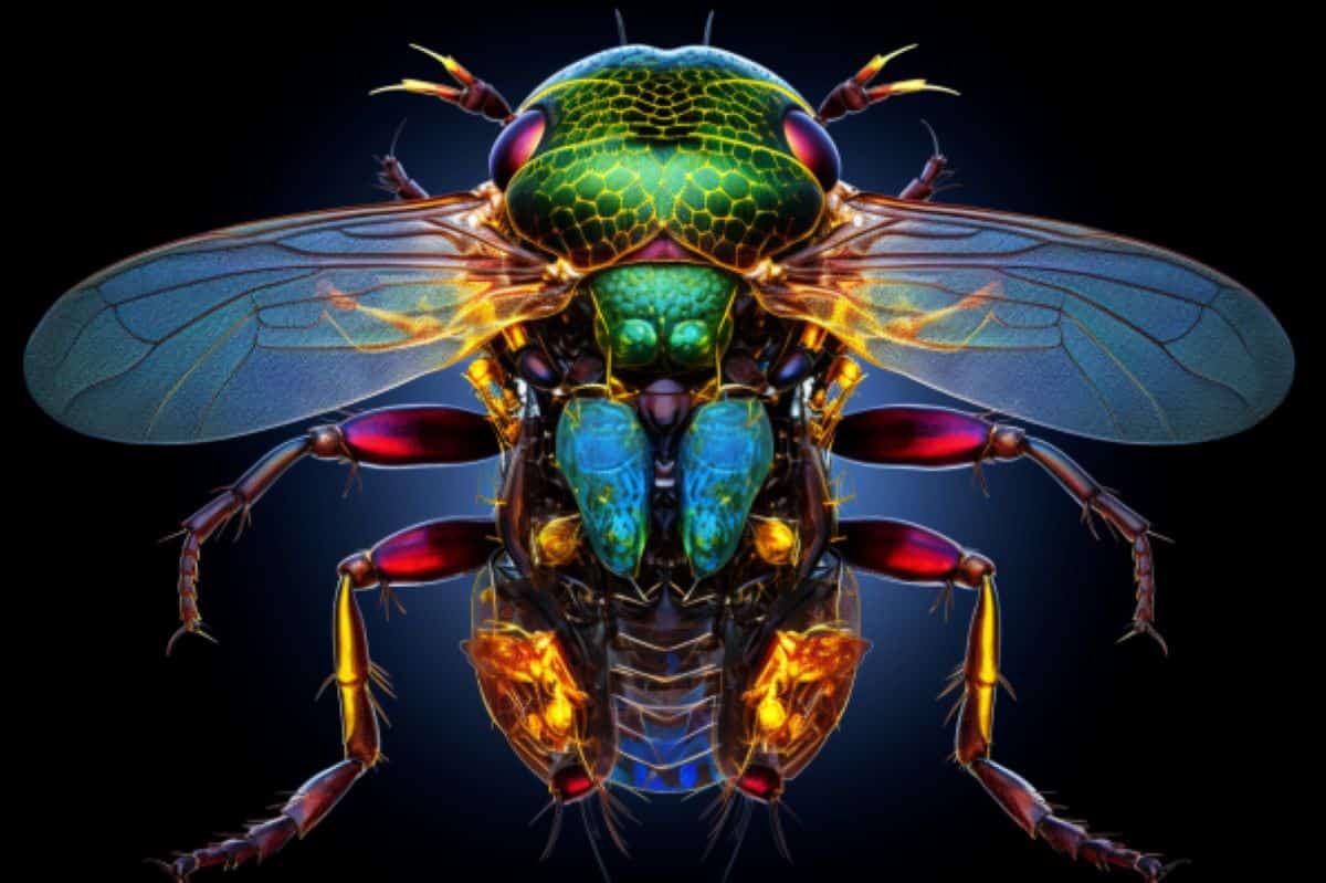 This shows a fly.
