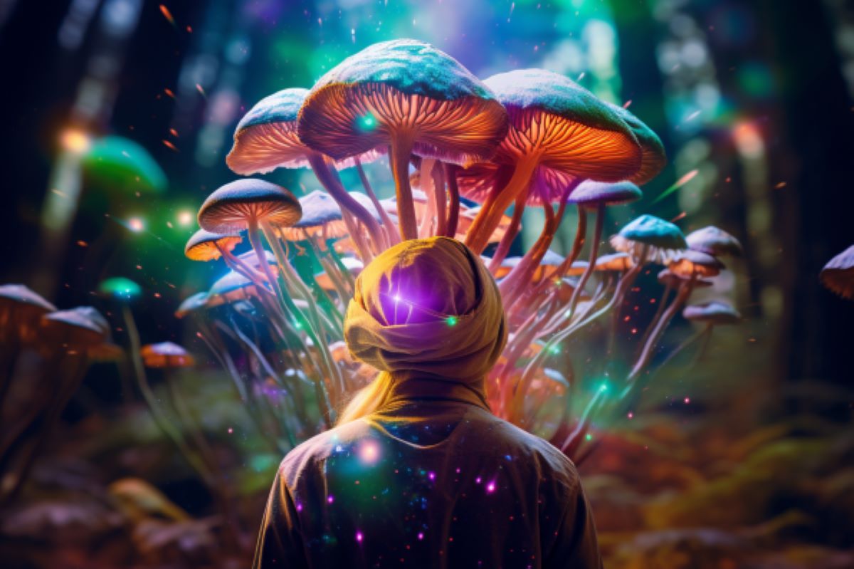 trippy mushroom facebook covers