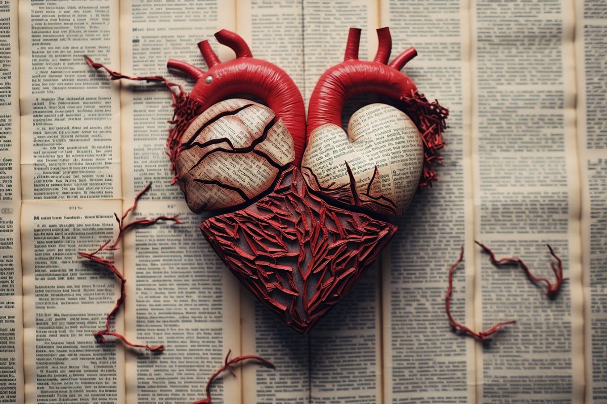 This shows a heart on a book.